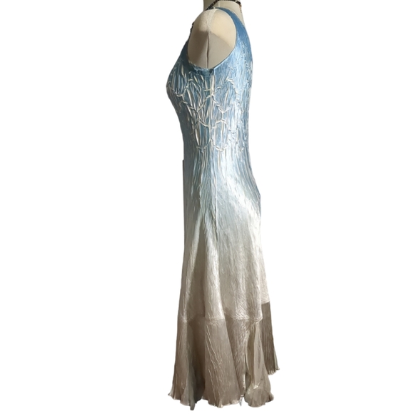 Komarov Luxury Designer Flare pleated Dress Size S - Picture 7 of 16